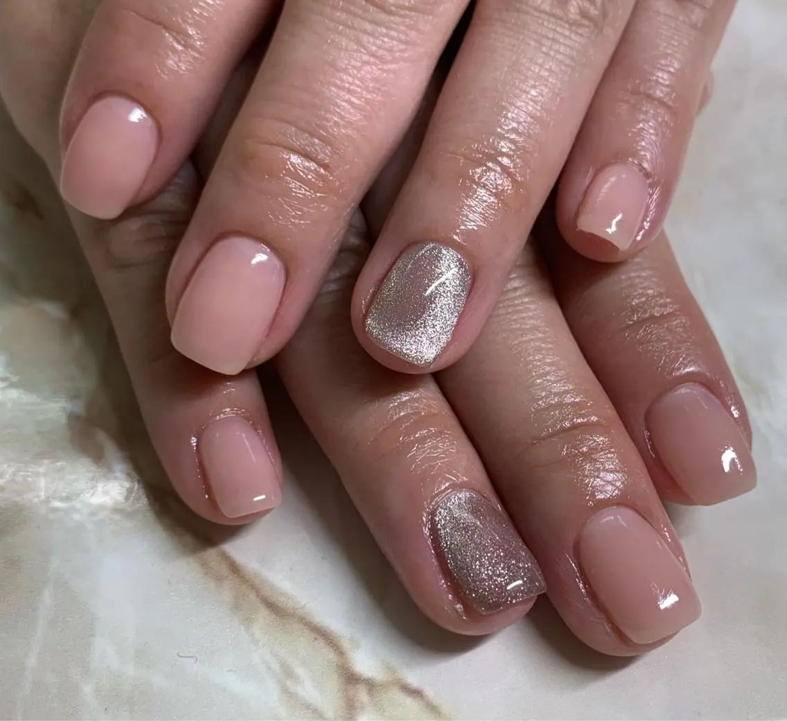 ネイル ワンカラーネイル ハンドネイル Maison Mielのネイルデザイン