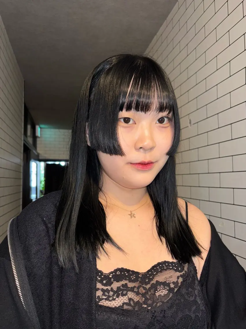 ロング 姫カット 透明感カラー/髪質改 善/烏丸御池/寿々乃のヘアスタイル