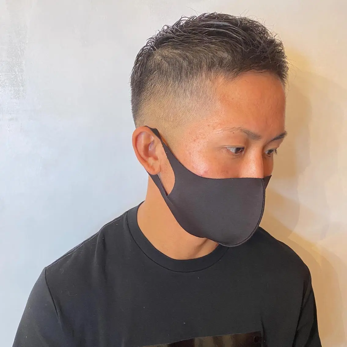 メンズ フェードカット カット 藤田 遼のヘアスタイル