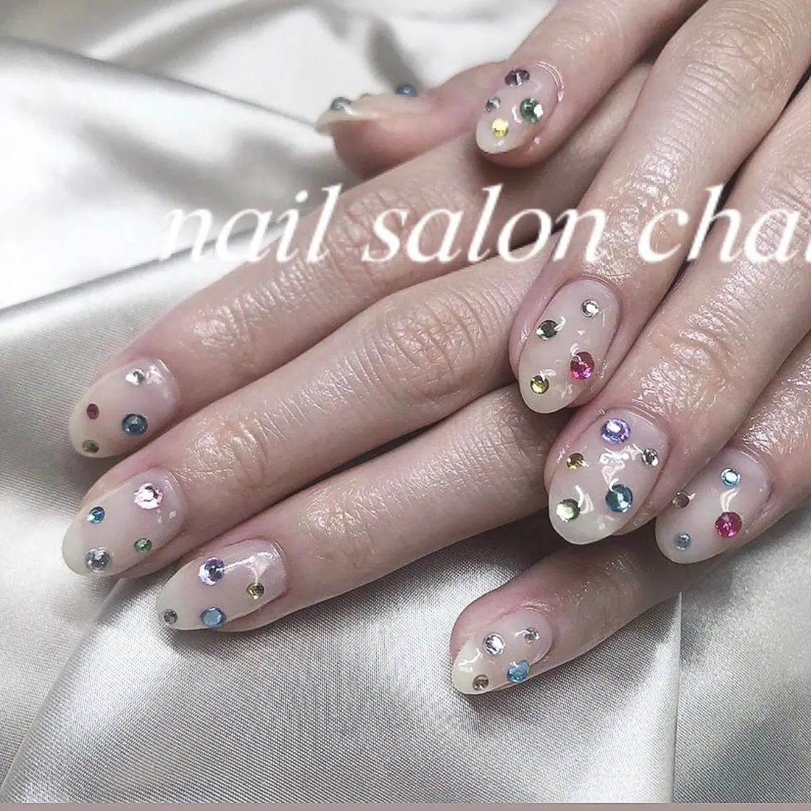 ネイル キラキラネイル nail salon chai 上本町のネイルデザイン