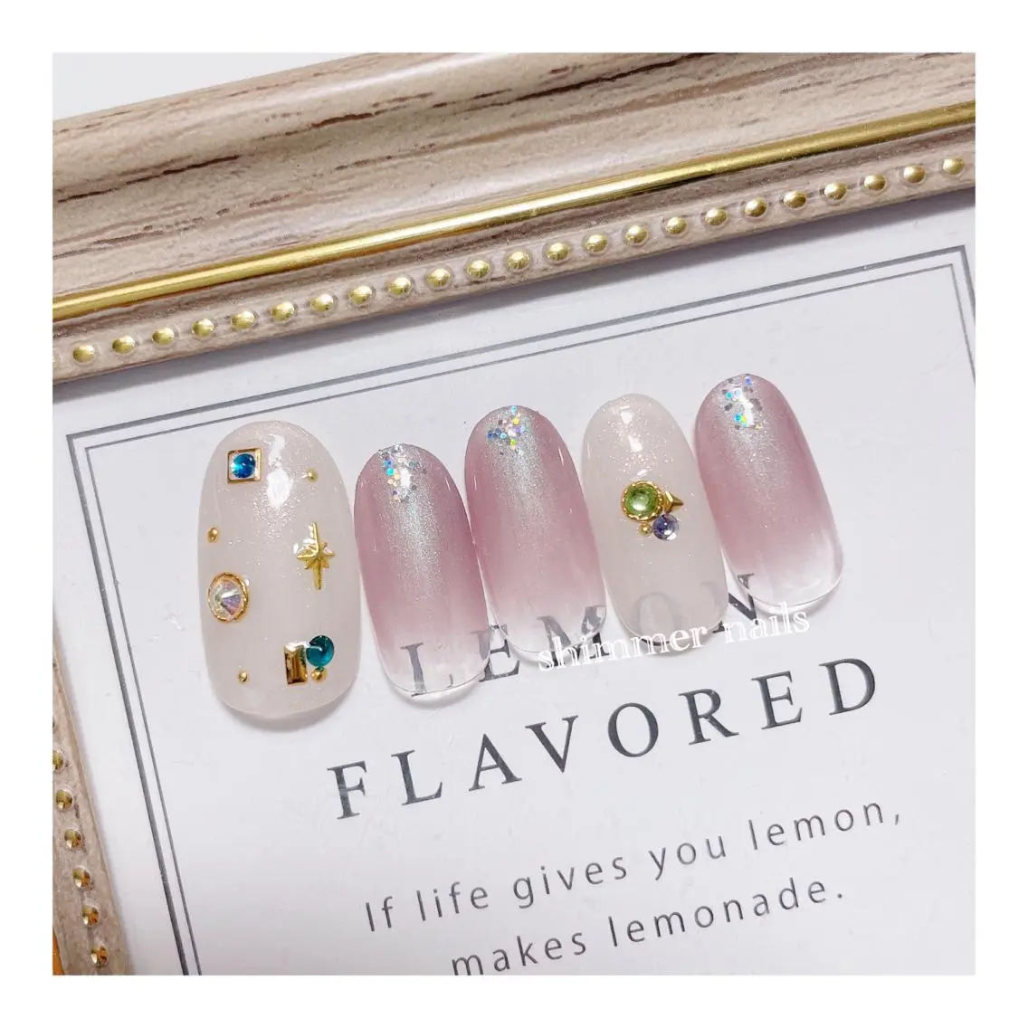 ネイル ハート shimmer nailsのネイルデザイン