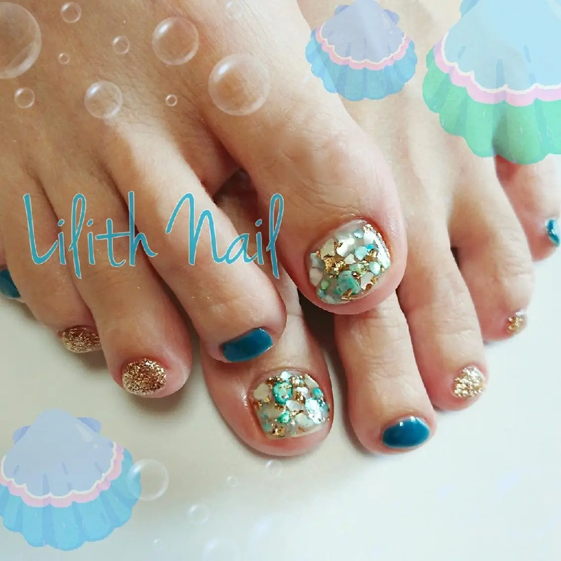 ネイル フットネイル Lilith Nailのネイルデザイン