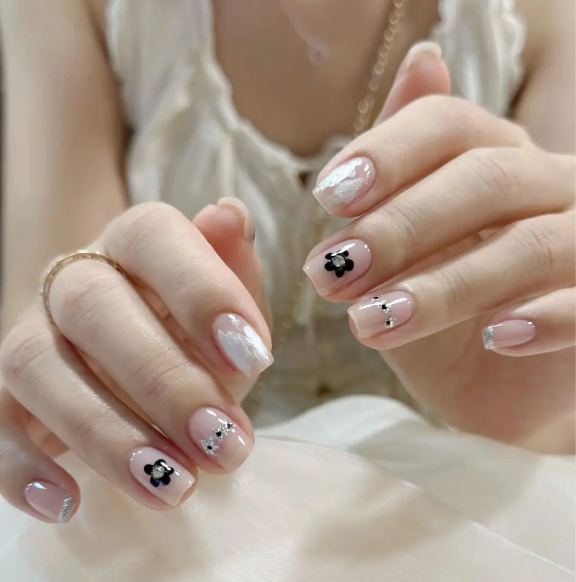 ネイル 持ち込み シンプルネイル BabyYouMi nailのネイルデザイン