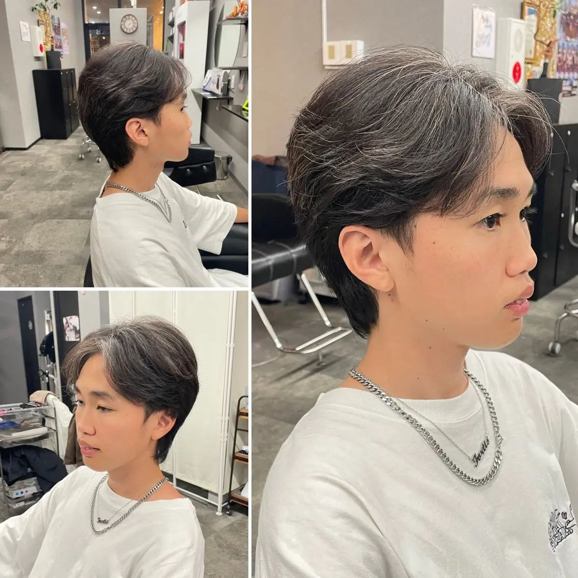 カラー メンズ ヘアカラー ヘアセット 🌹ミラクル美容師 🌹くっぽのヘアスタイル