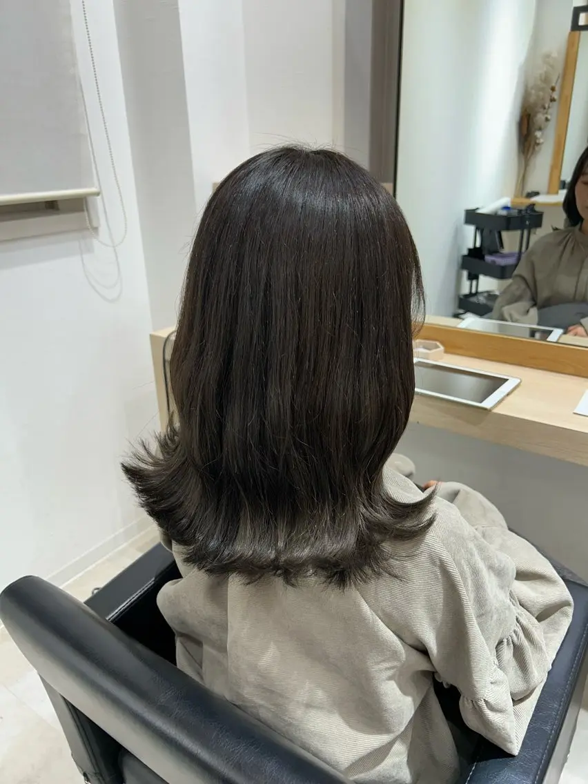 ミディアム カラー 🤍透明感/韓国風 🤍サクラギヒトミのヘアスタイル