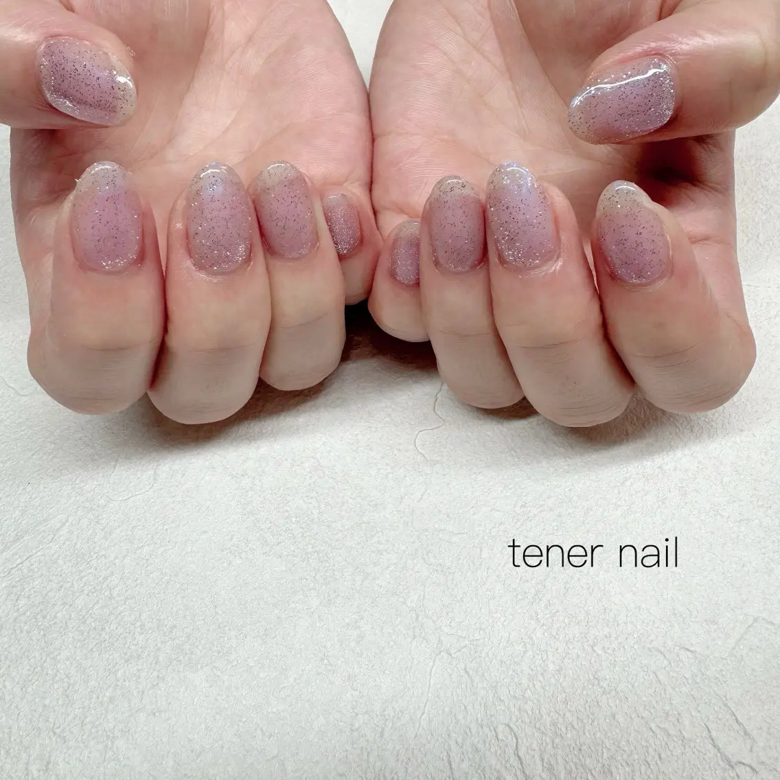 ネイル オーロラネイル キラキラネイル ワンカラーネイル ハンドネイル テネルネイル tener nailのネイルデザイン