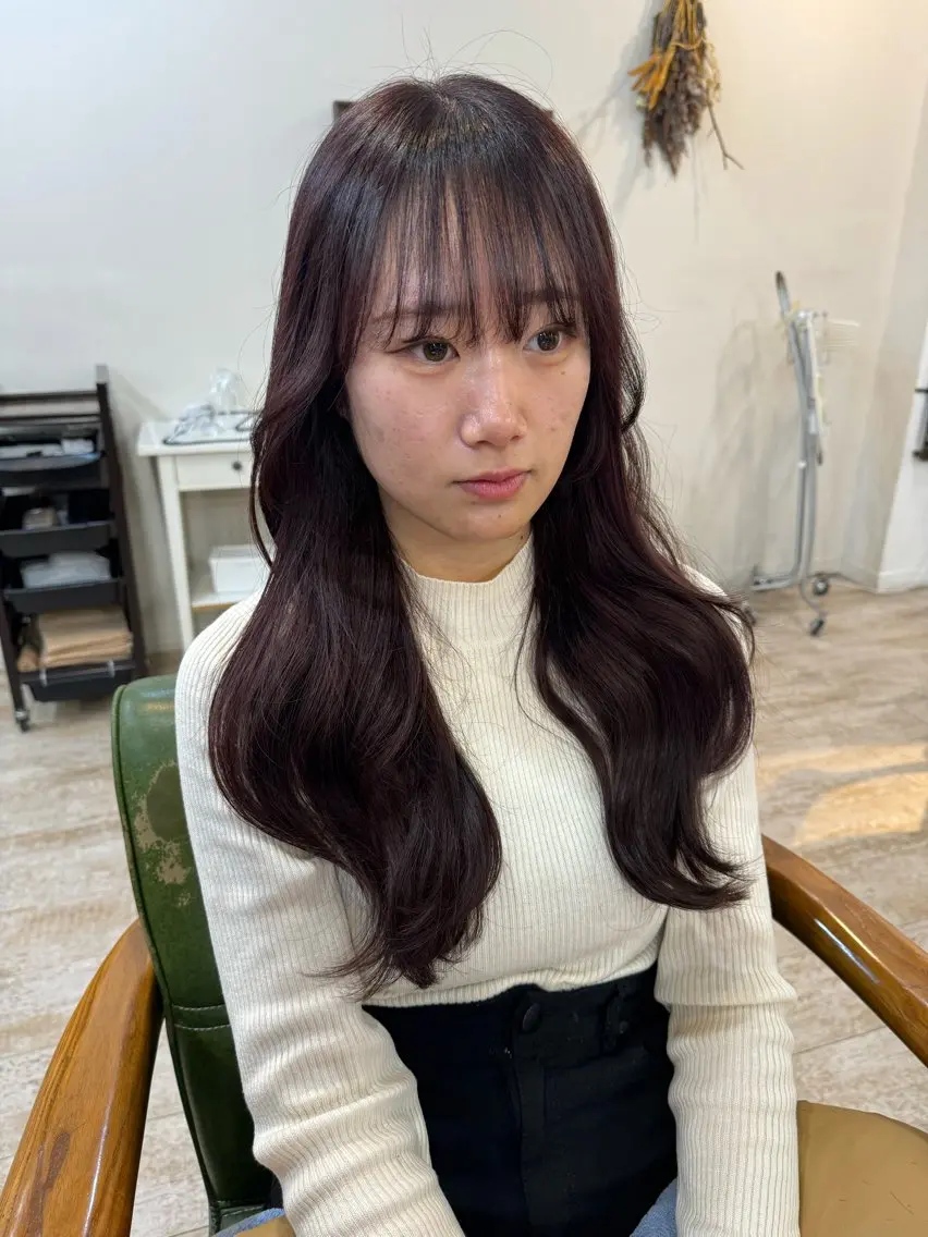 ロング くびれヘア レイヤーカット ロング レイヤーカット 中屋光貴のヘアスタイル