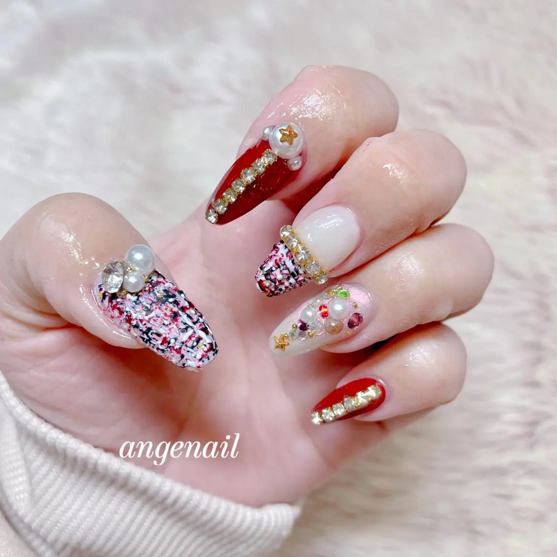 ネイル ハンドネイル オーナーネイリスト MAKIのネイルデザイン