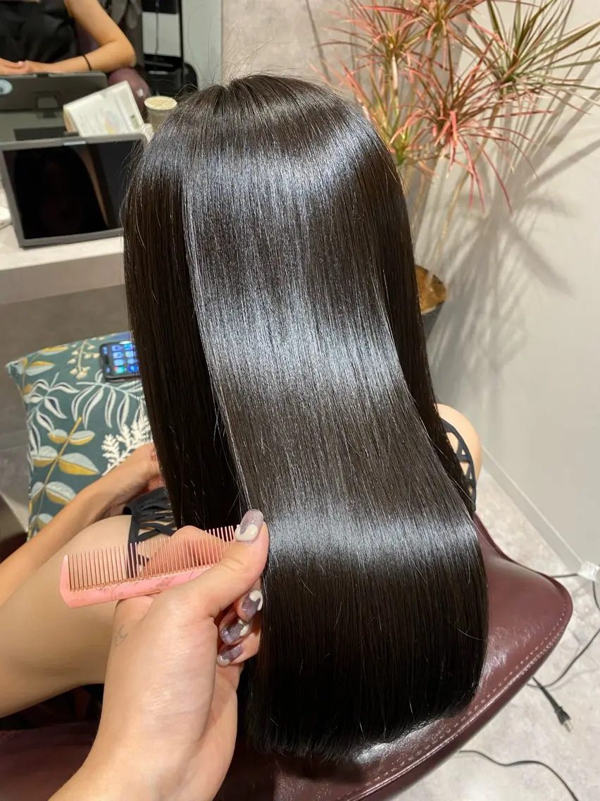 ✨美髪矯正×aujua✨カット+美髪矯正+aujuaトリートメント🌟の写真