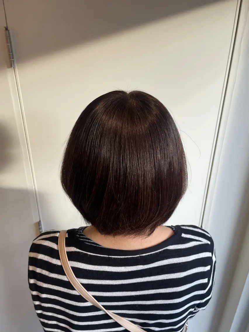 ショート カラー ブラウンカラー 永田 茉莉花のヘアスタイル