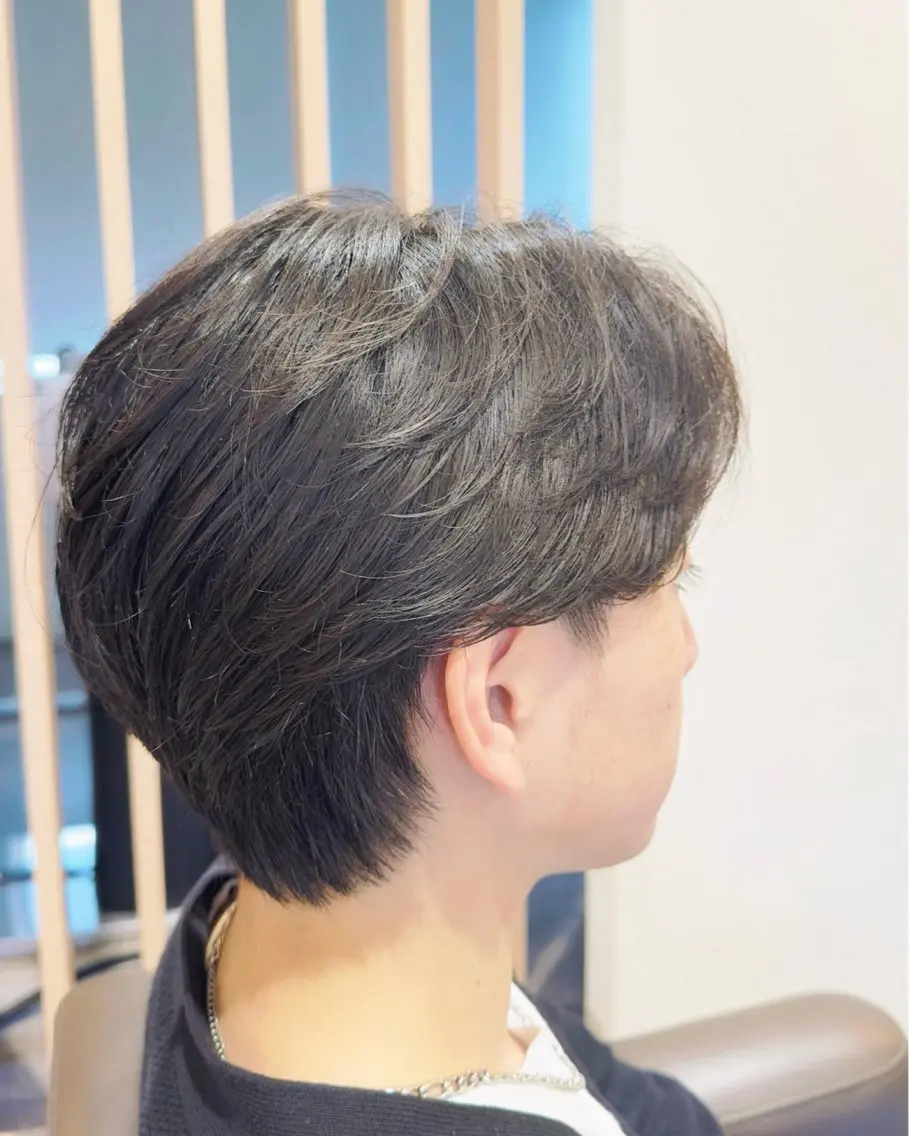 パーマ メンズ カット パーマ 【メンズパーマ】比嘉 啓人のヘアスタイル
