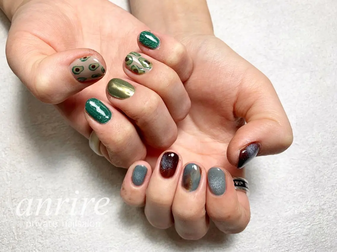 ネイル ハンドネイル nailsalon anrireのネイルデザイン