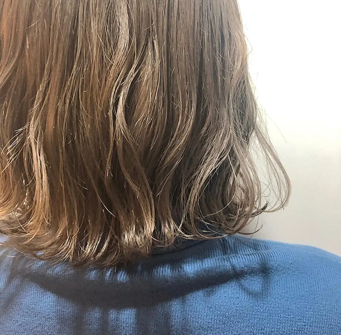 ミディアム カラー グレージュ ハイトーンカラー 髪質改善サロン 梅田/ヨナミネのヘアスタイル