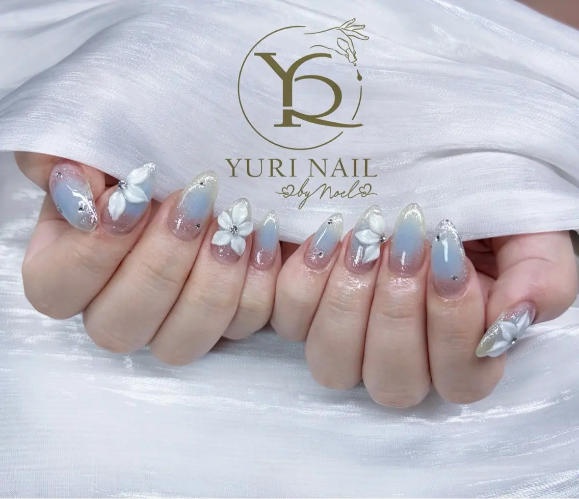ネイル チークネイル フットネイル フレンチネイル グラデーション キラキラネイル ハンドネイル フットネイル ハンドケア YURI Nail Funabashiのネイルデザイン