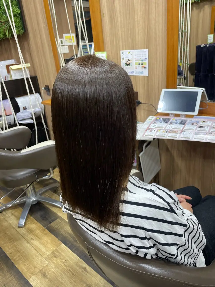 セミロング カラー ヘアカラー トリートメント 山際勇策 /岐阜美容師のヘアスタイル