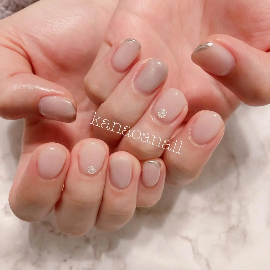 ネイル 地爪育成💅 kanaoanailのネイルデザイン