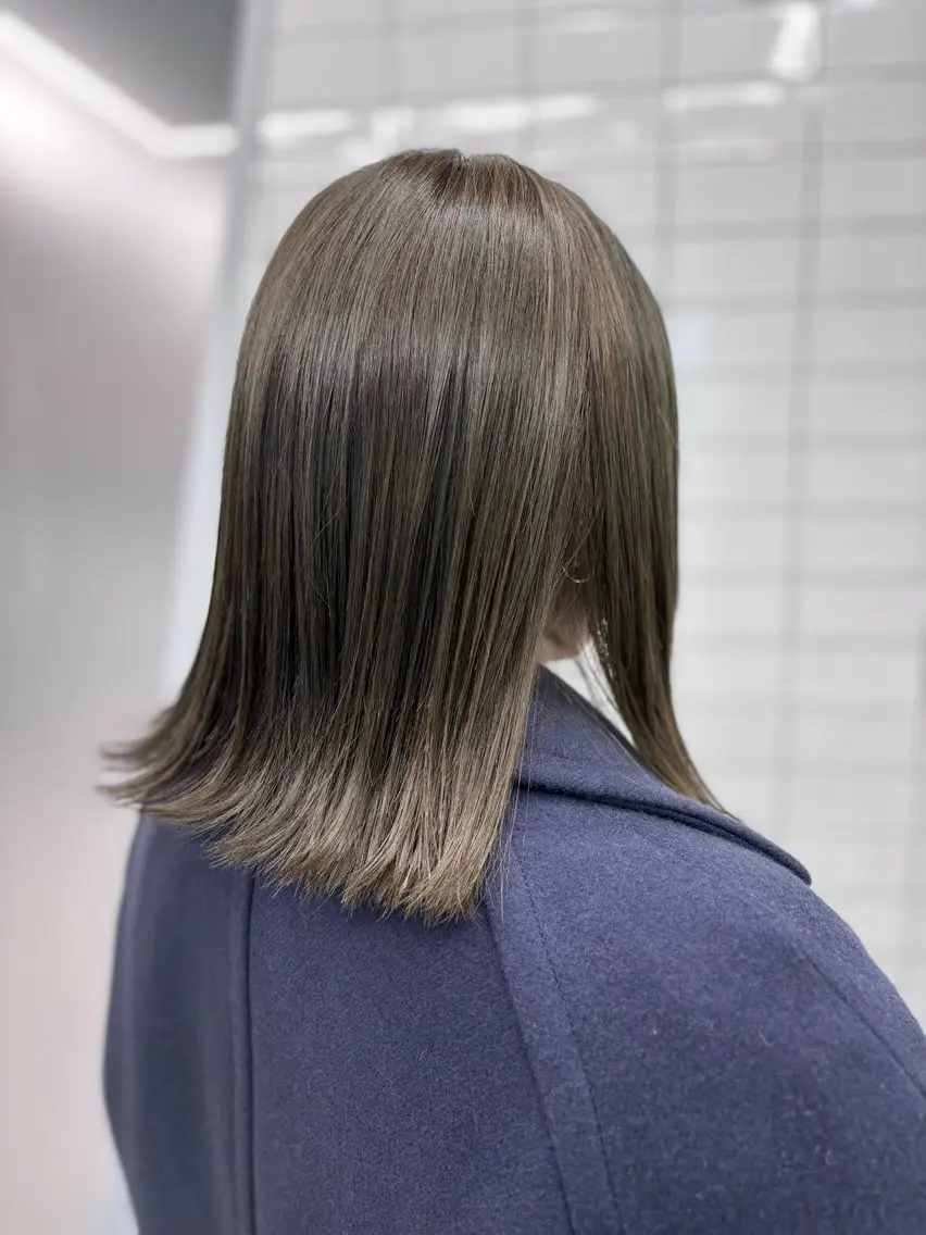 セミロング トリートメント オオバ｜ 理想寄せのヘアスタイル