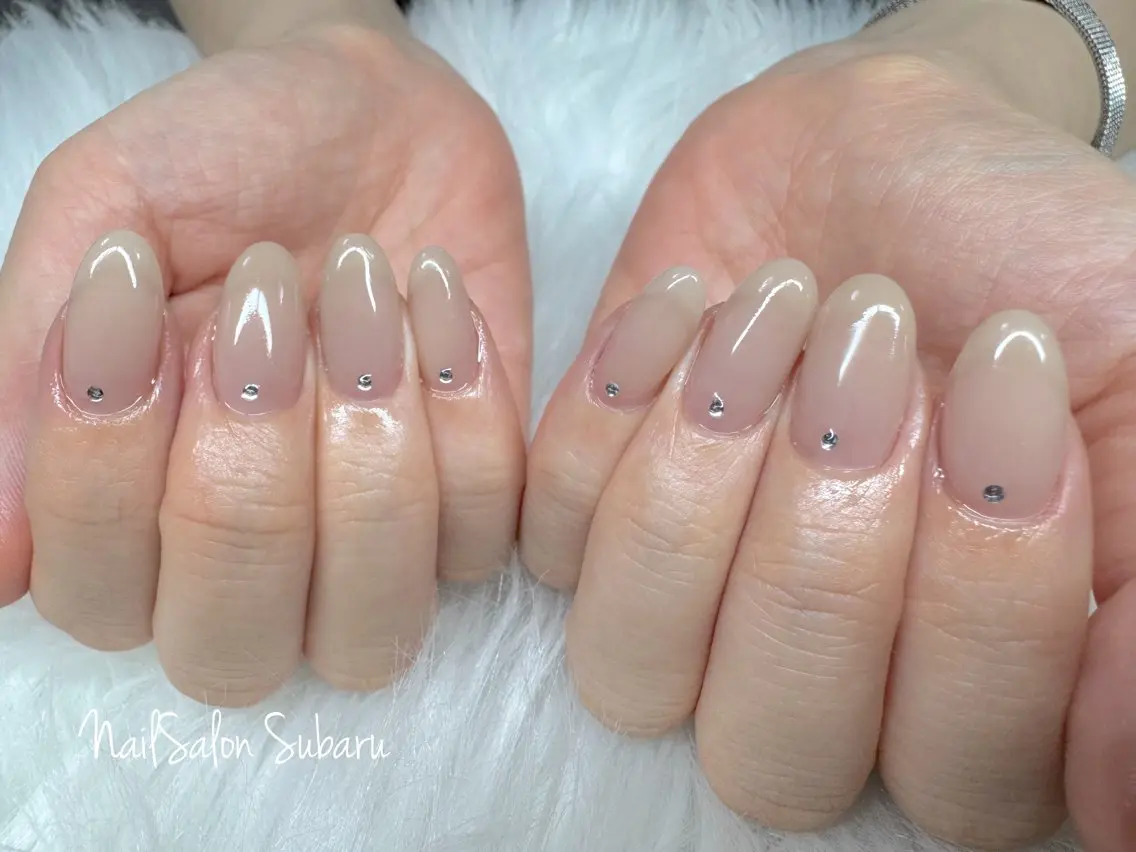 ネイル ストーンネイル ハンドネイル Nail Salon Subaruのネイルデザイン