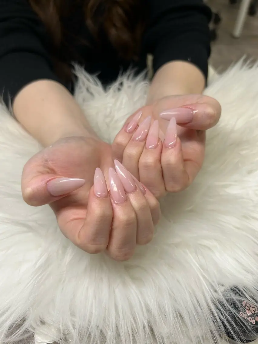 ロング ハンドネイル nail salon chai Asakaのネイルデザイン