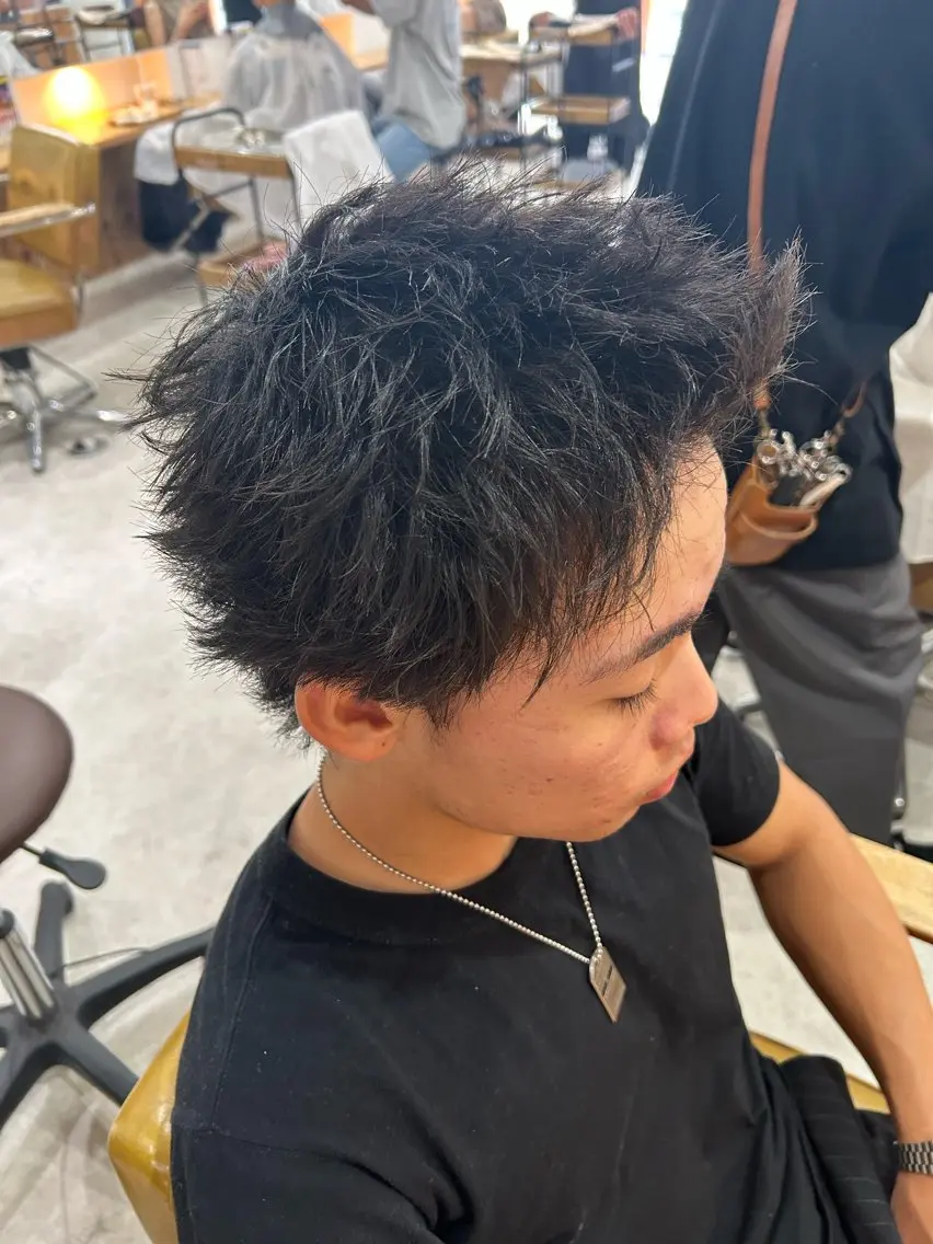 ヘアアレンジ メンズ カット 《海外ヘア特化》 早川 愛斗のヘアスタイル
