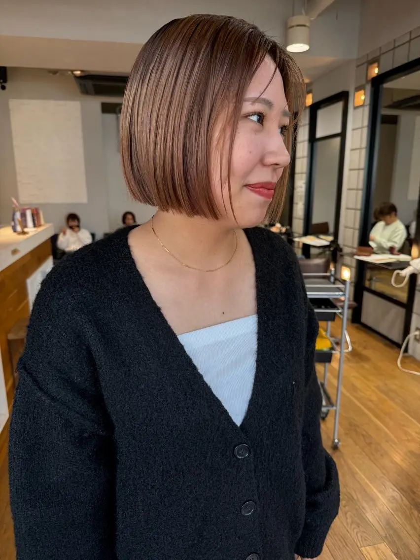 ショート ショートボブ ボブ ショートヘア 松本 夏海のヘアスタイル