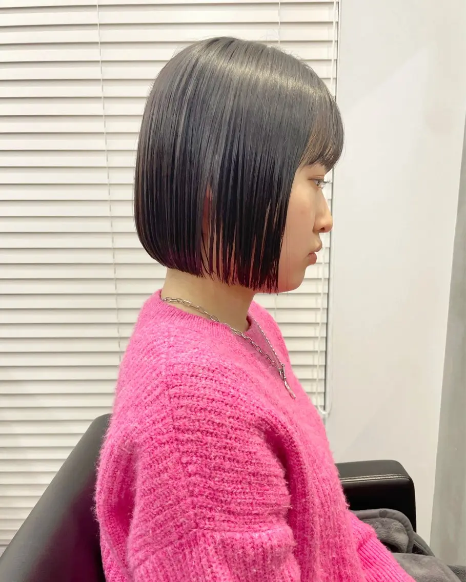 ショート カラー カット トリートメント 華 /ショート/ボブのヘアスタイル