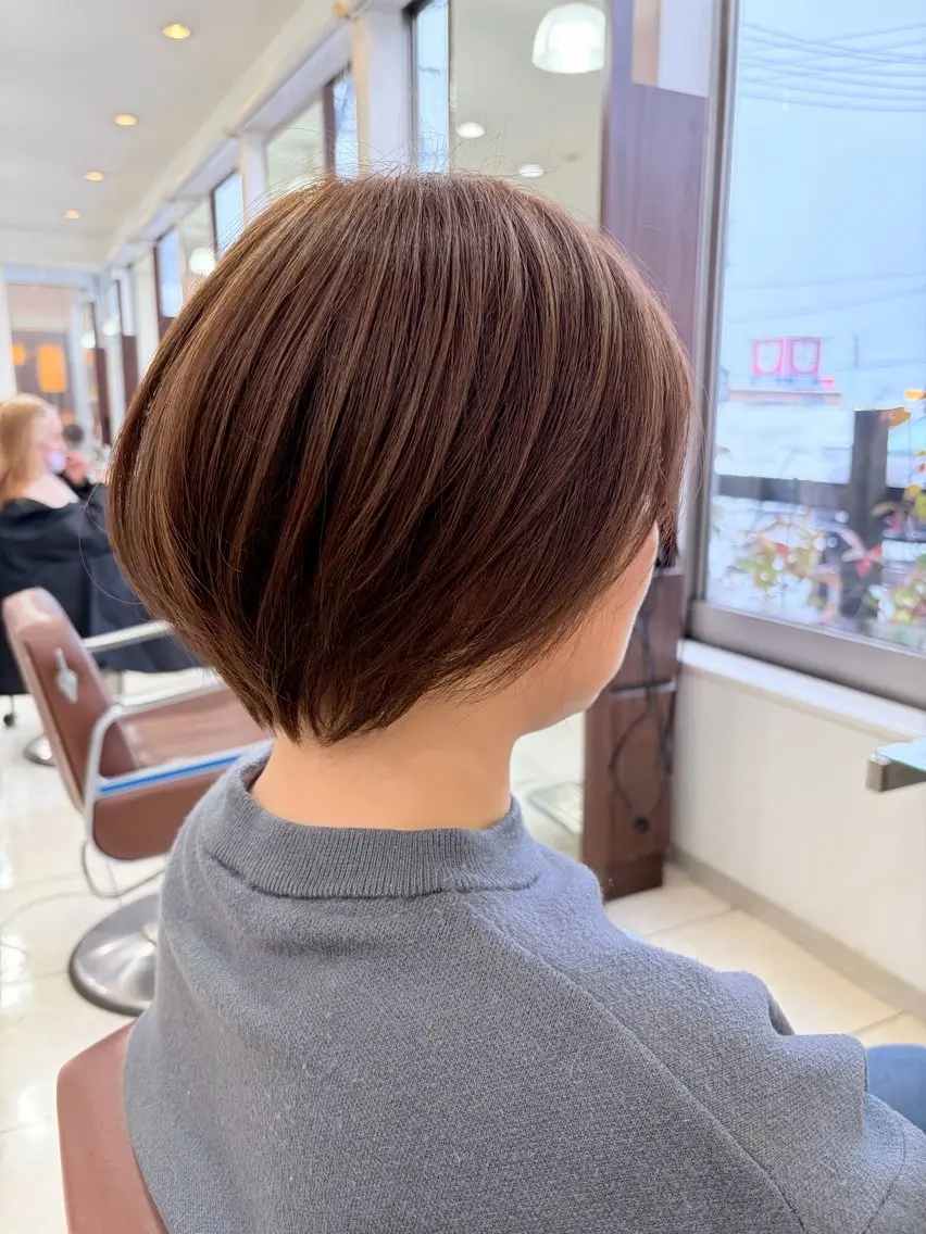 ショート 髪質改善 ショートヘア トリートメント 横山 水空のヘアスタイル