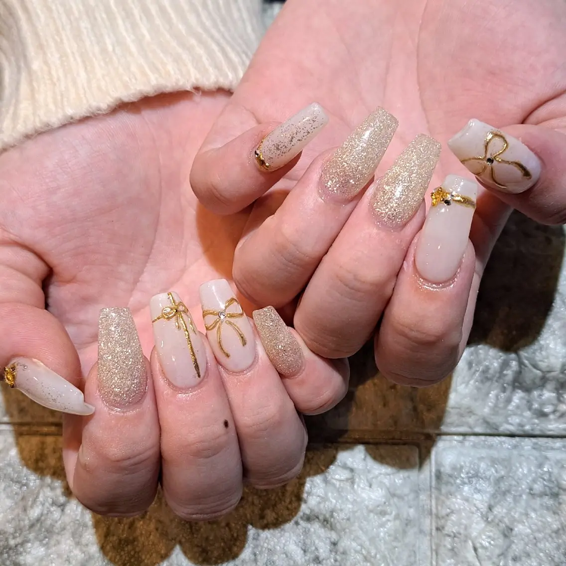 ネイル ハンドネイル RounGe町田店 🧸大谷のネイルデザイン