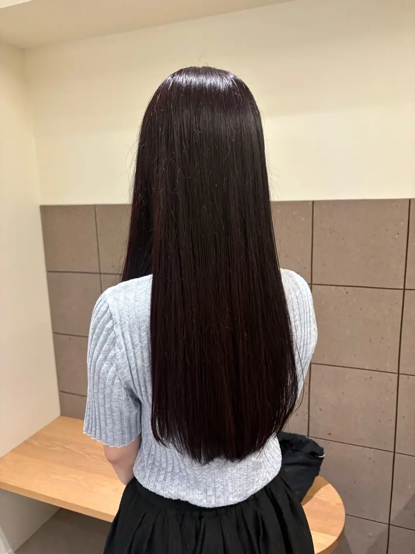 ロング カット ヘアカラー トリートメント natsuki /HUIのヘアスタイル