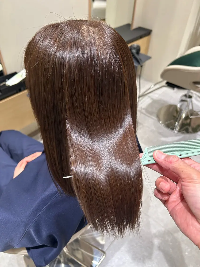 ロング カラー 柳澤 武宏のヘアスタイル