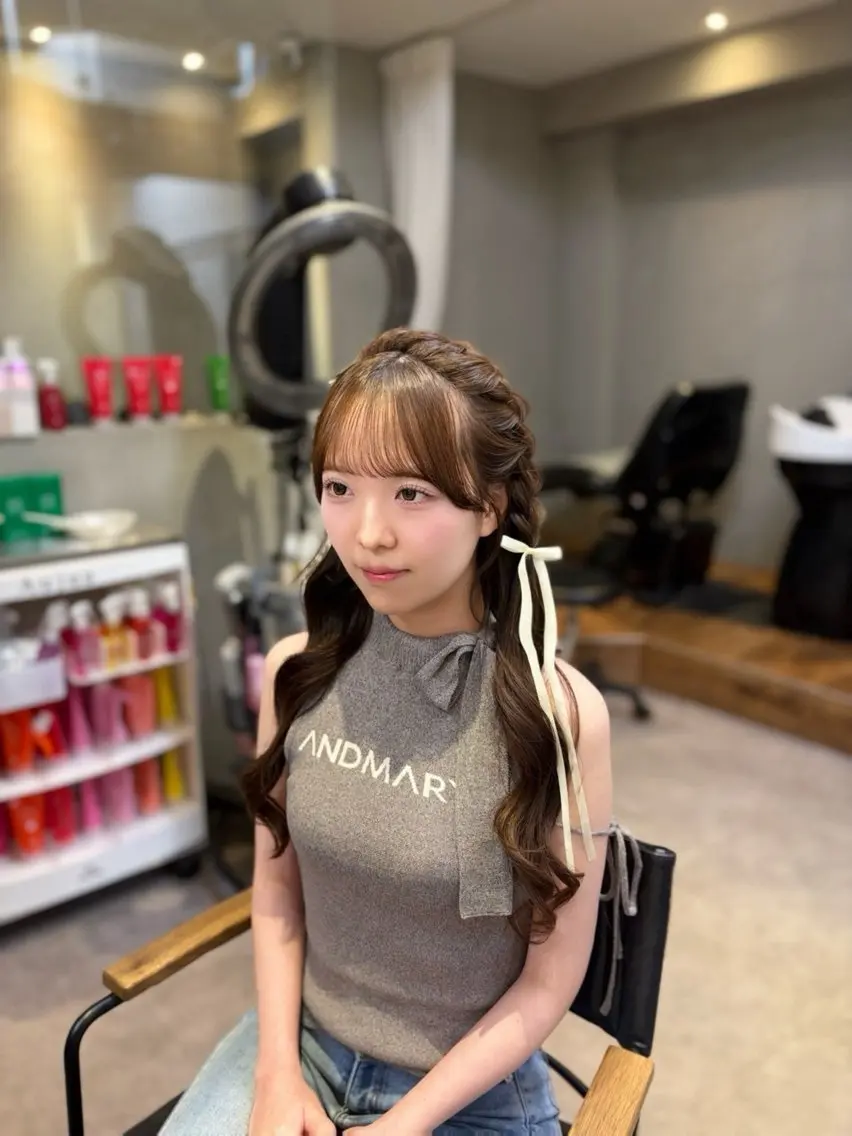 ヘアアレンジ 透明感うる艶カラー ¦コユキ🫧💞のヘアスタイル