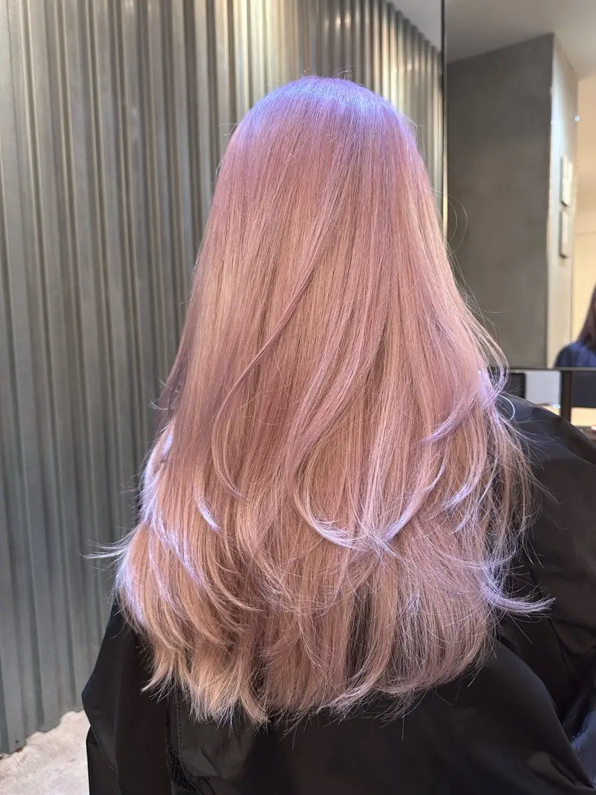 ロング レイヤーカット カット トリートメント 美髪矯正💎副店長 💎ミツキのヘアスタイル