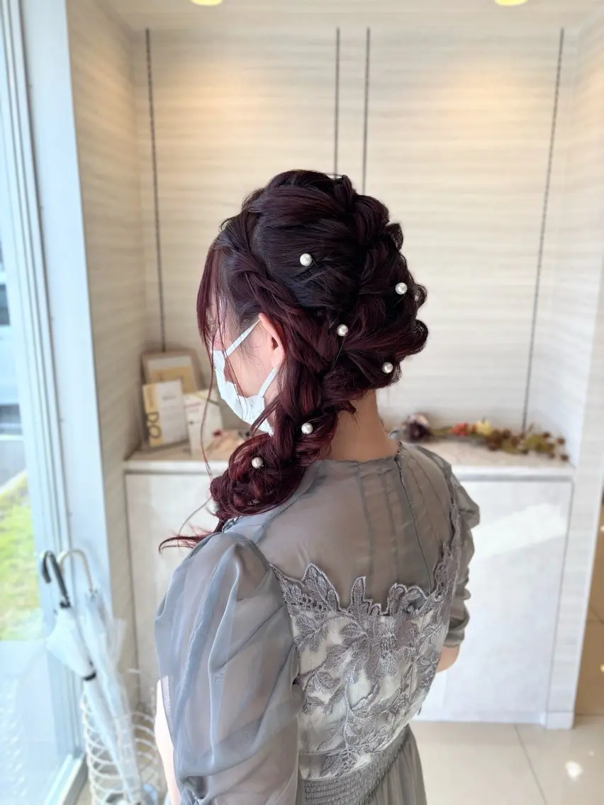 ヘアアレンジ ヘアセット まい 静岡インター通りのヘアスタイル