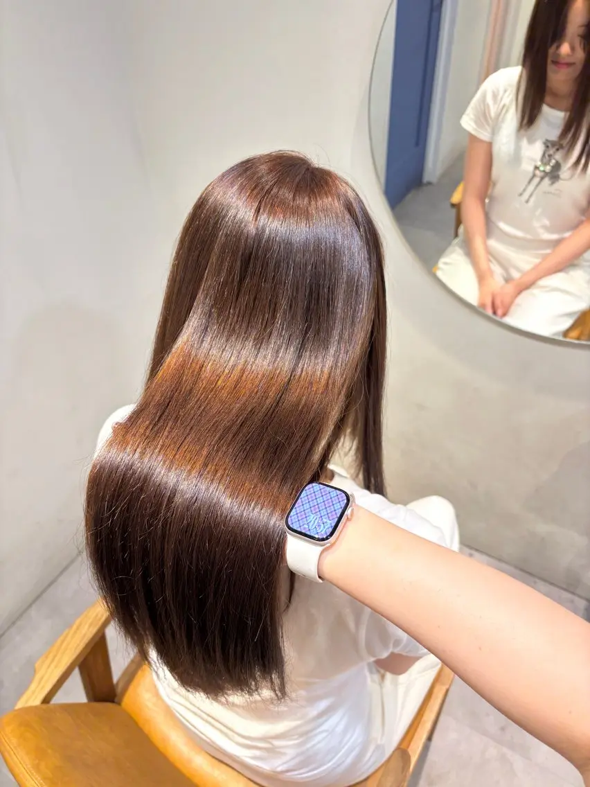 ロング カラー ヘアカラー トリートメント roka ʜᴀʀᴜᴋᴀのヘアスタイル