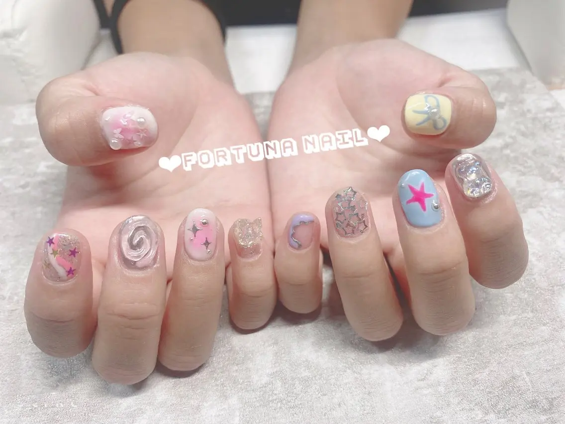 ネイル Nail •Head スパFortunaのネイルデザイン