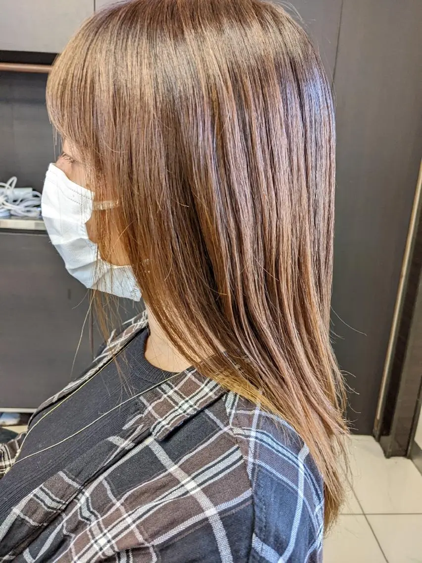 カット＋縮毛矯正の写真