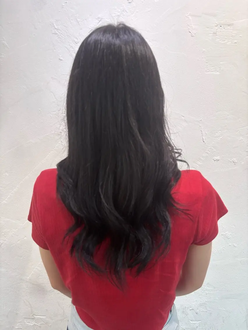 ロング カラー ヘアカラー トリートメント 井上 陸のヘアスタイル
