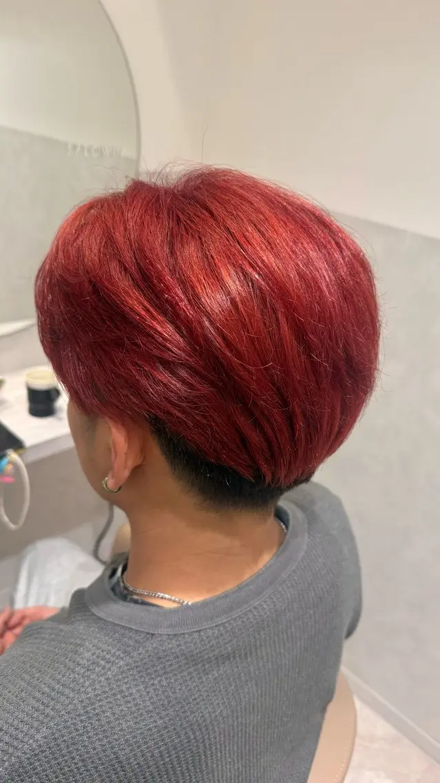ショート カラー メンズ カット ヘアカラー 🌼デザインカラー 🌼kumicoのヘアスタイル