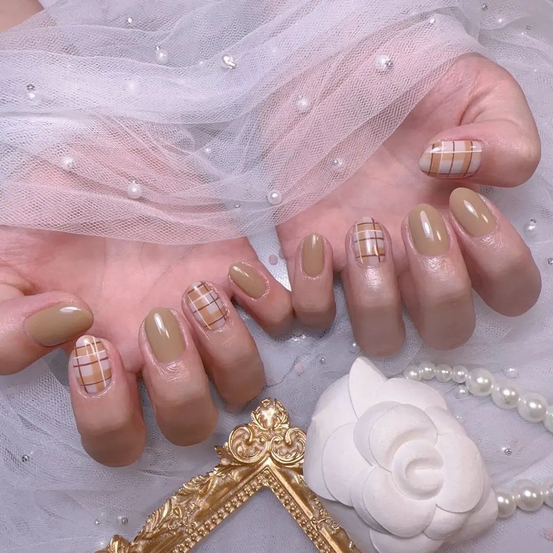 ネイル オーロラネイル フットネイル 韓国ネイル ラメ(グリッター) ラメグラデーション ハンドネイル Belle nail salon 新小岩のネイルデザイン