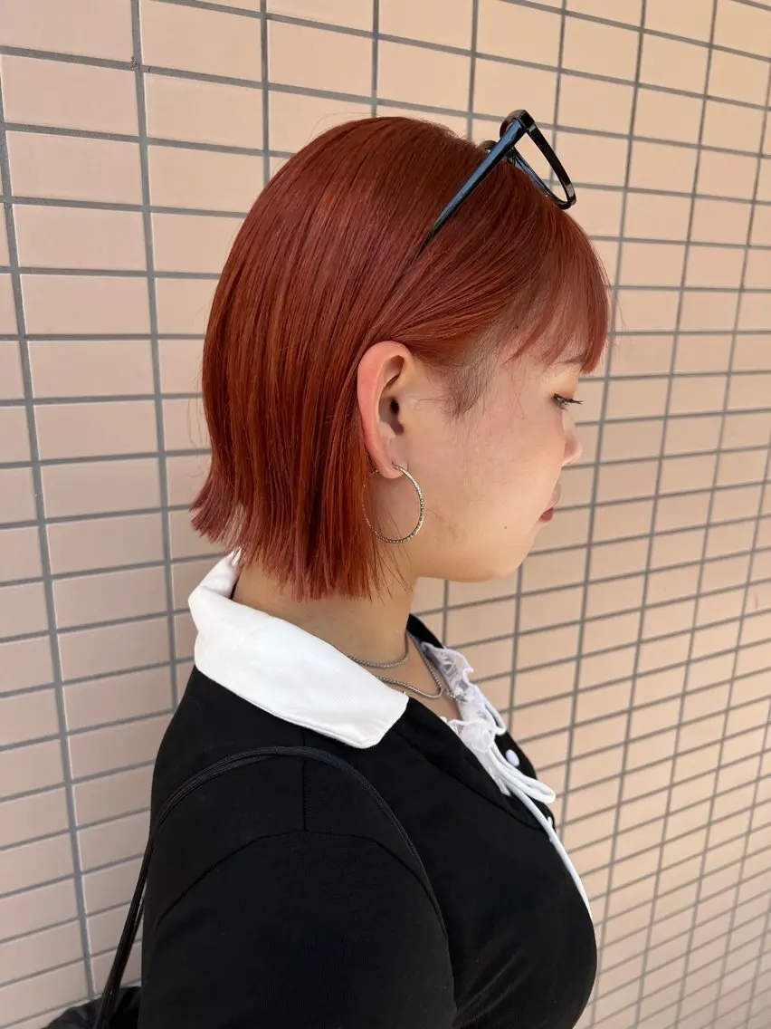 ミディアム カラー 透明感オリーブ🌿‬ HARUNE🕊のヘアスタイル