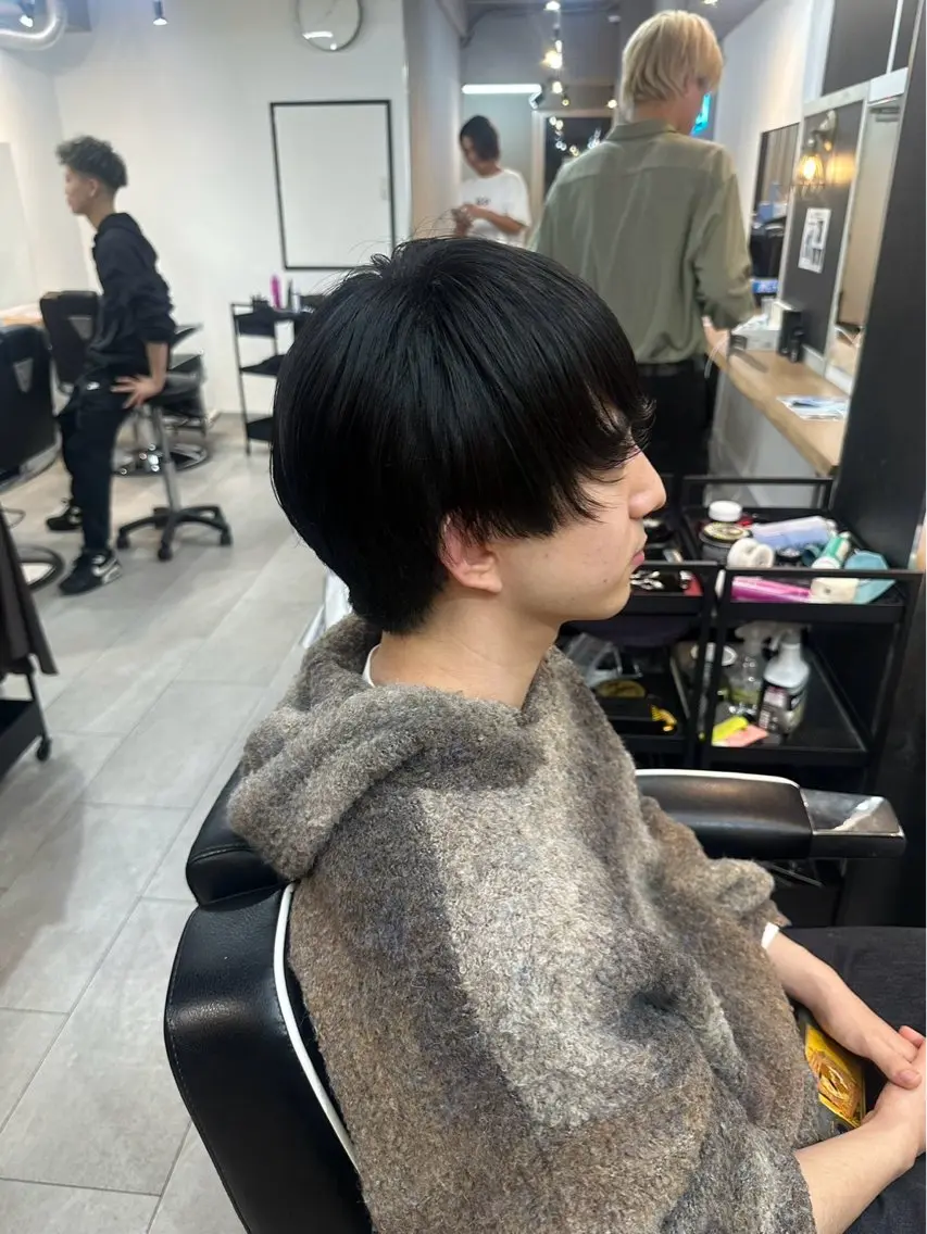 メンズ ヘアカラー ⚡️大宮メンズ特化 ワタナベ　ユウト⚡️のヘアスタイル