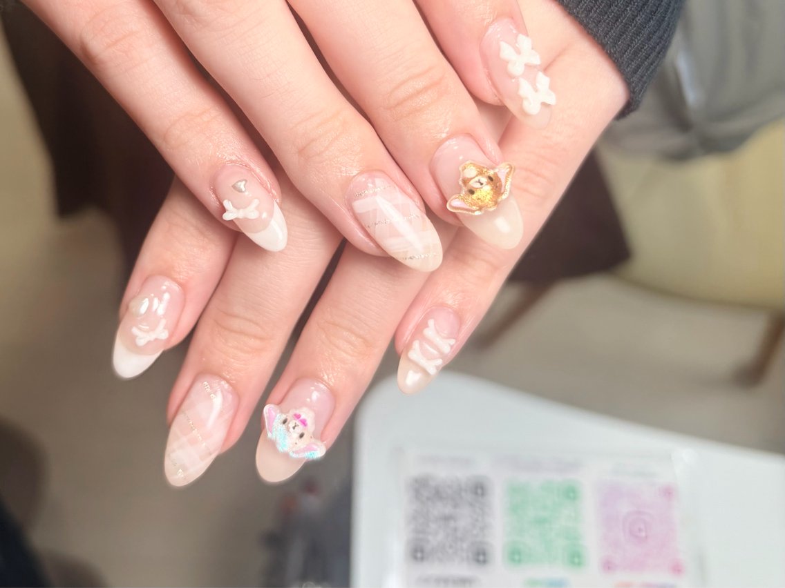 ネイル アートネイル パラジェル持ち込み可 🍒Yuko🍒のネイルデザイン