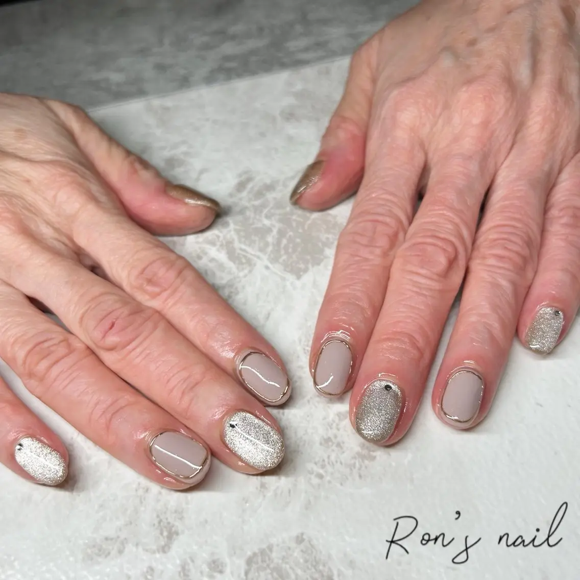 ネイル マグネットネイル Ron's nail 笹岡のネイルデザイン