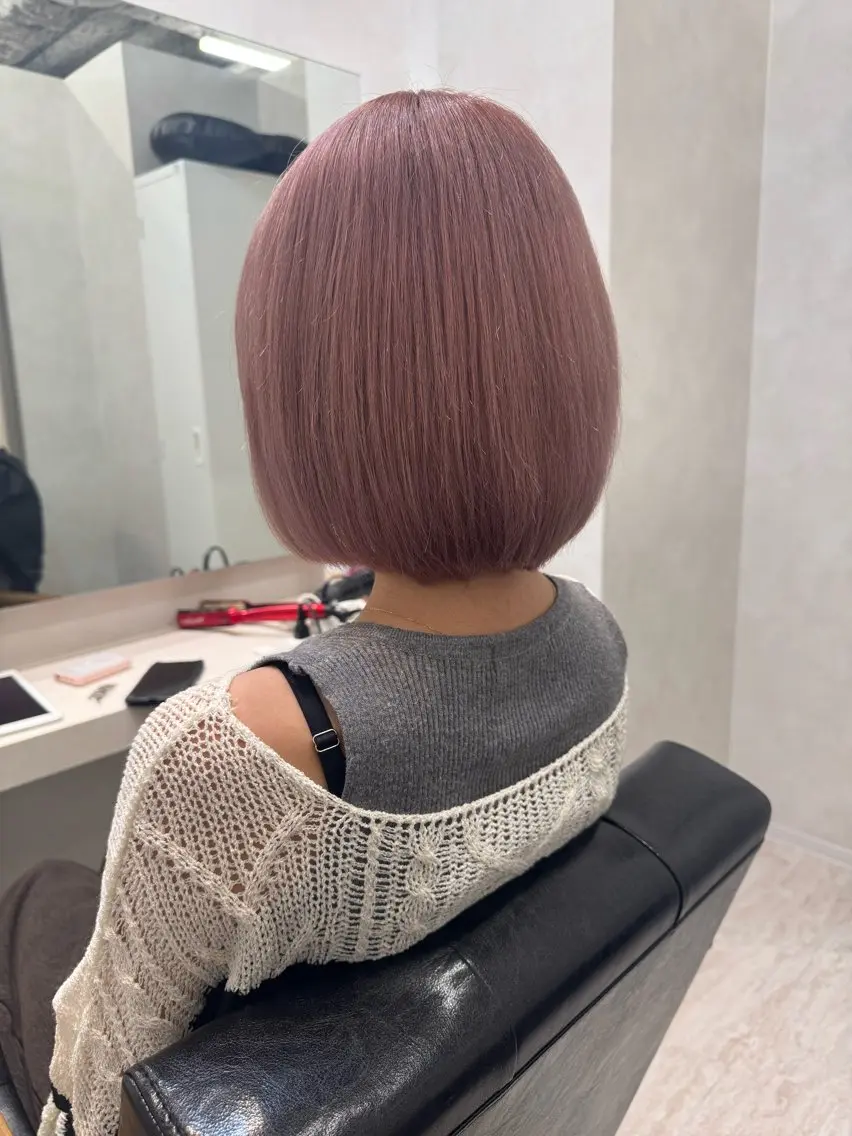 ショート カラー ヘアカラー トリートメント S.BLOOM 川崎 翔哉のヘアスタイル