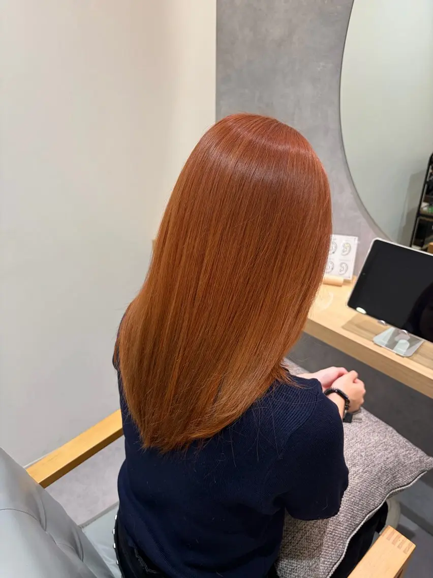ロング カラー ヘアカラー BLEACH YURINA⭐️のヘアスタイル