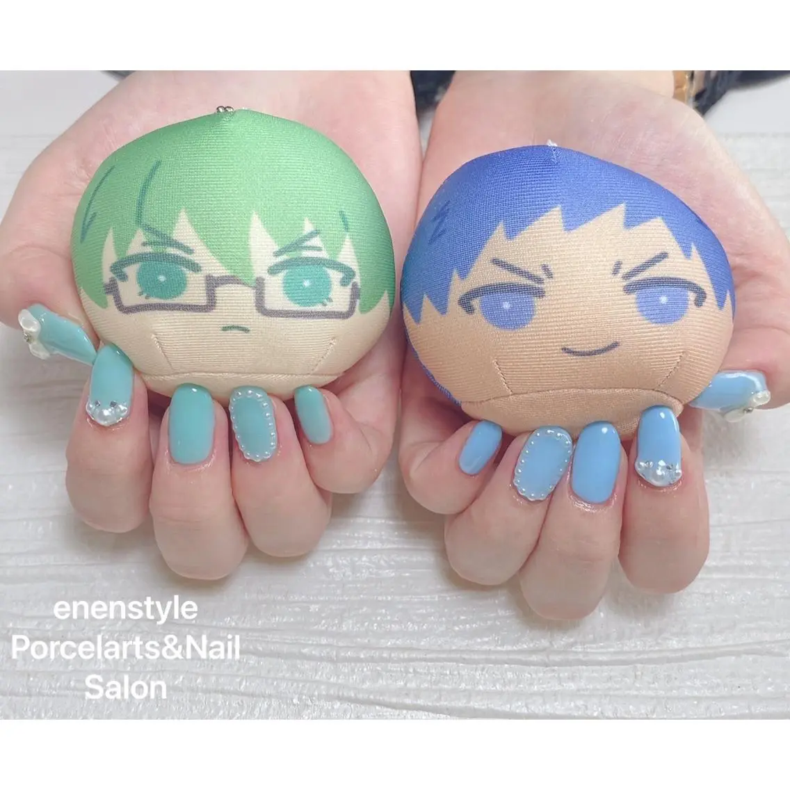 ミディアム ネイル ハンドネイル 🐾enen style 🐾のネイルデザイン