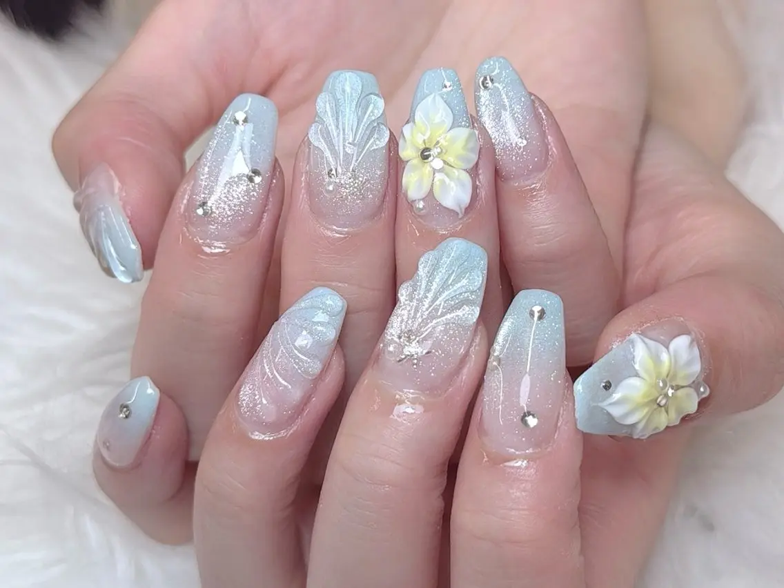 ネイル ハンドネイル ゆき このネイルデザイン