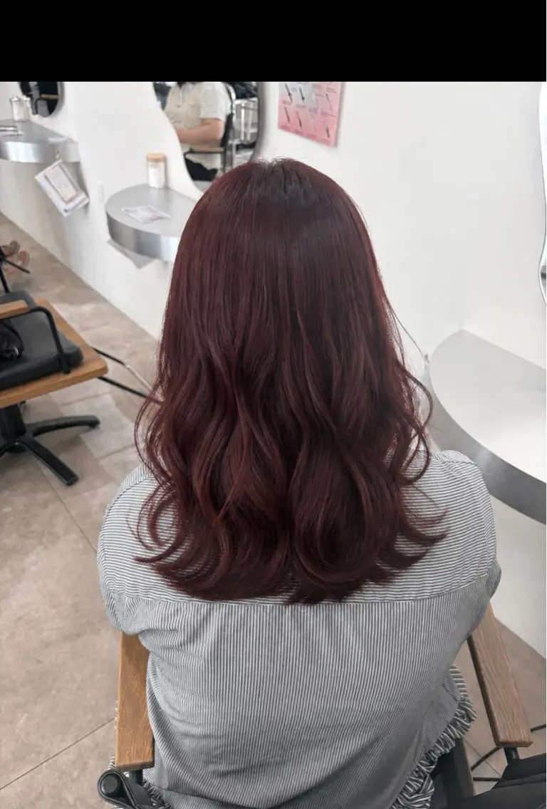 セミロング カラー defi ゆいのヘアスタイル