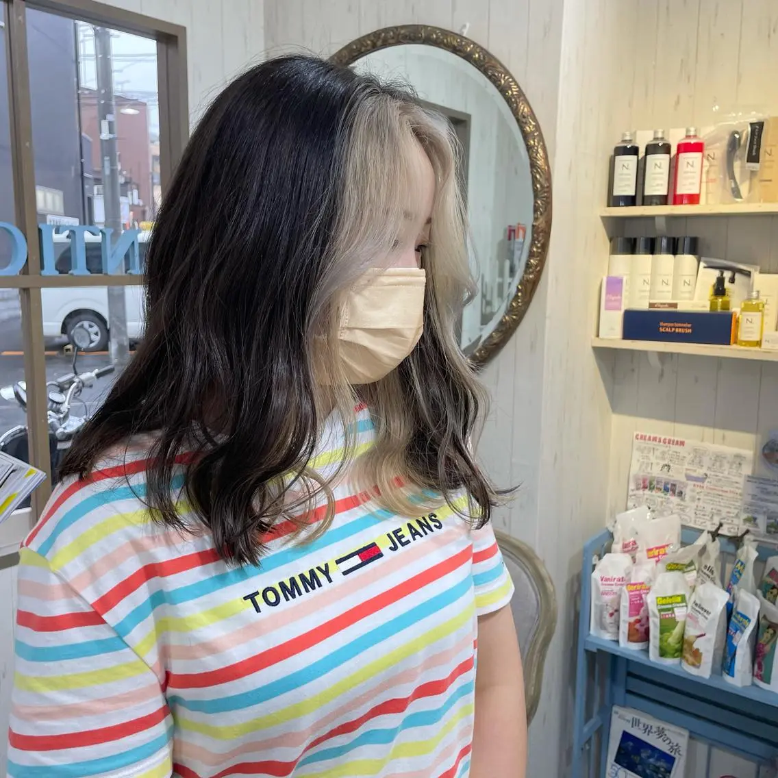 ミディアム ネモトメイナ🌿 今月末で退職しますのヘアスタイル