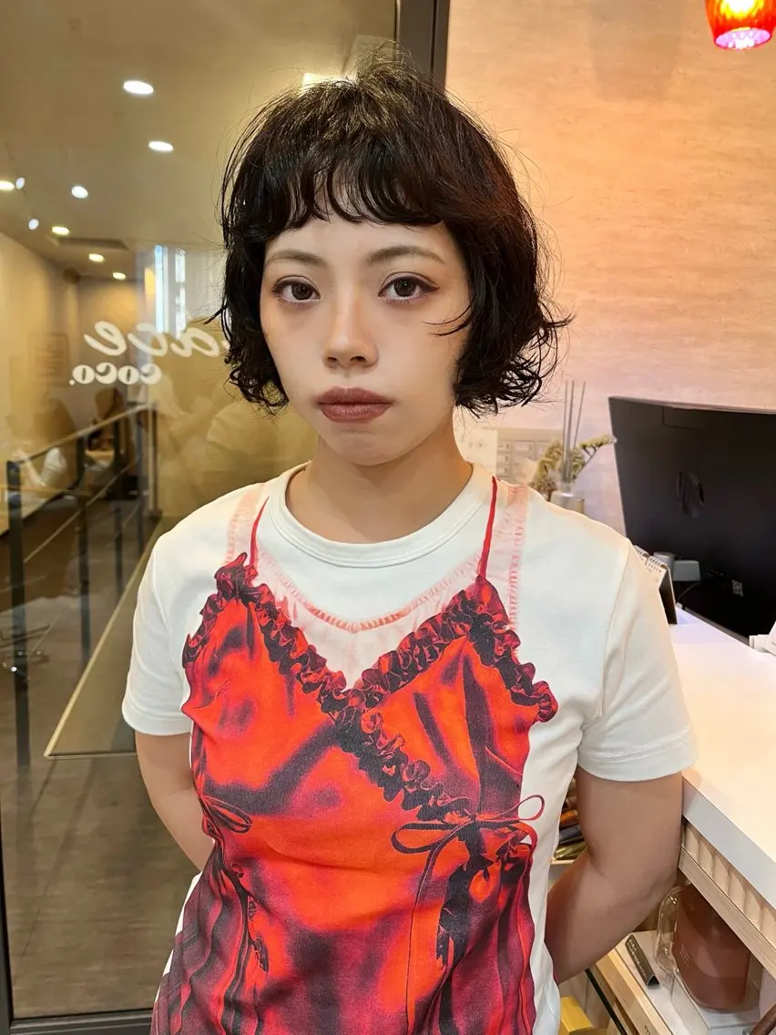 ニュアンスパーマ🌀+カットの写真